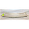 Image 1 : 19” X 5” STONEWARE SERVING DISH