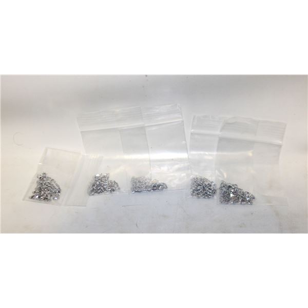 LOT OF 5 925 STAMPED NECKLACES