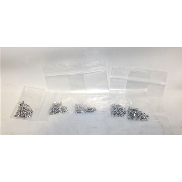 LOT OF 5 925 STAMPED NECKLACES