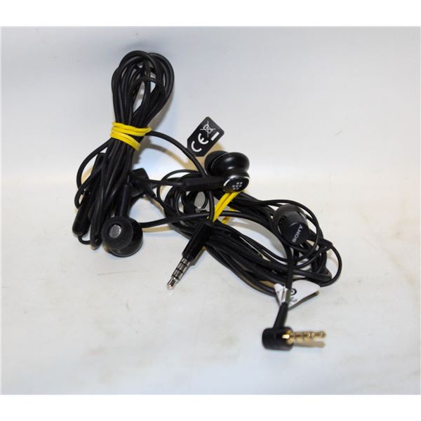 SONY + BLACKBERRY EAR BUDS NEVER USED
