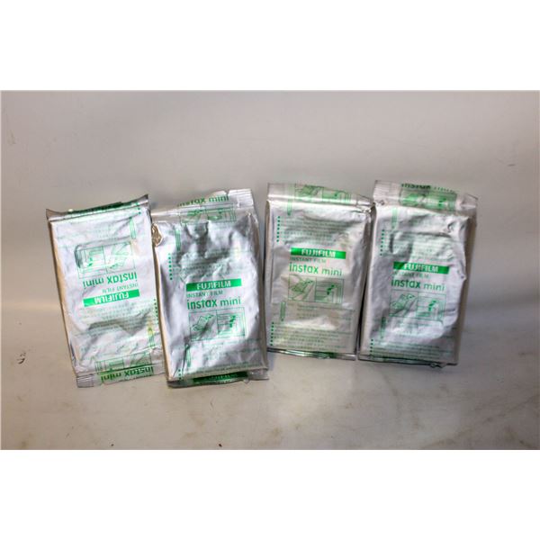 4 NEW PKGS OF INSTAX MINI FILM CARTRIDGES
