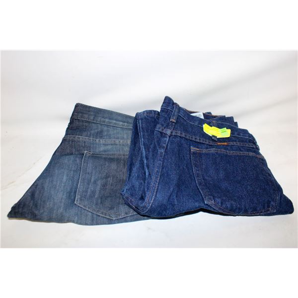 2 PAIRS MENS SIZE 36W/32L JEANS