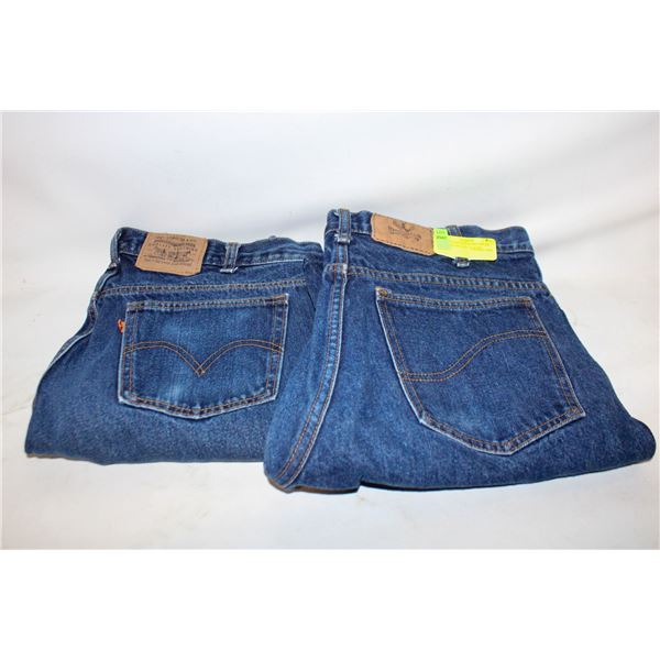 MENS LEVIS AND MARKS WORK WAREHOUSE SIZE 34 JEANS