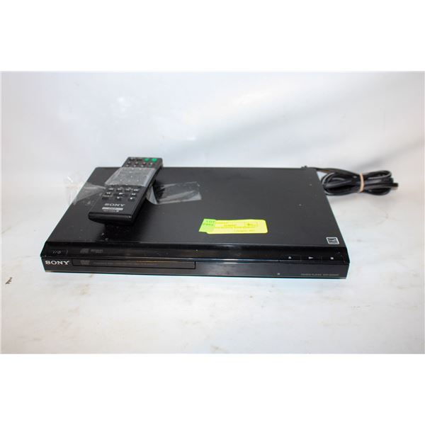 SONY DVD PLAYER WITH REMOTE
