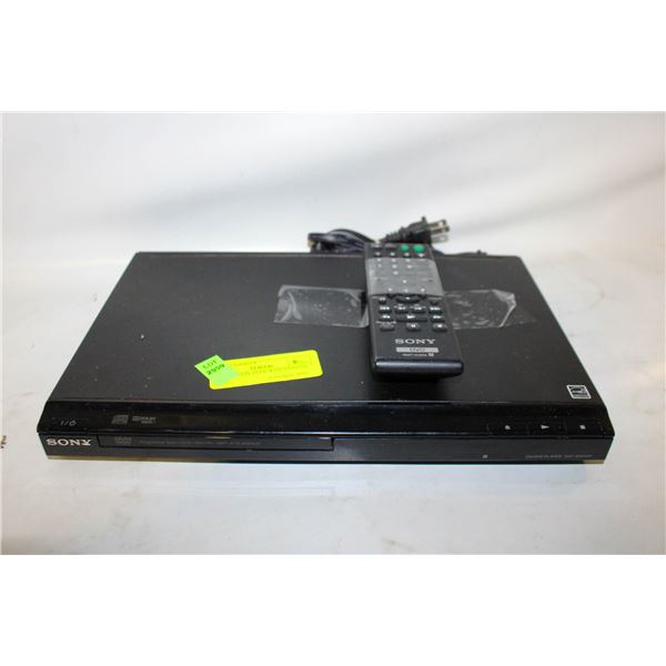 SONY DVD PLAYER WITH REMOTE