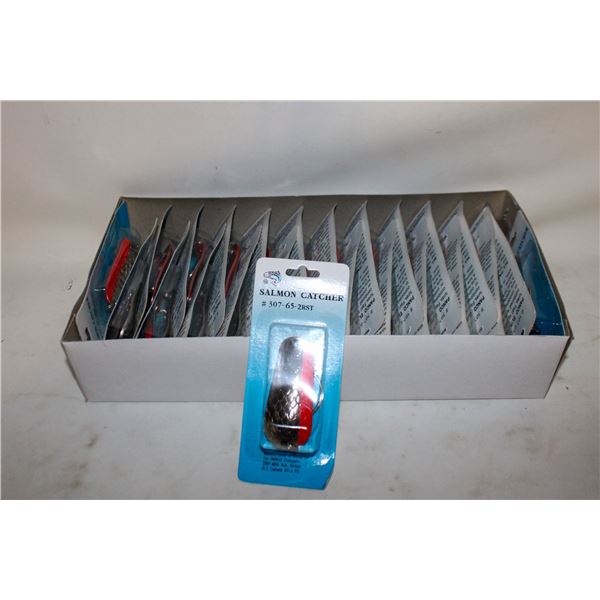 CASE OF 24 SALMON OR PIKE FISHING LURES