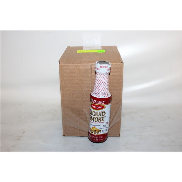 CASE W/12 COLGIN LIQUID SMOKE HICKORY BBQ SMOKE