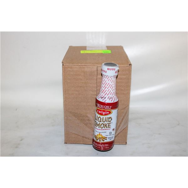 CASE W/12 COLGIN LIQUID SMOKE HICKORY BBQ SMOKE