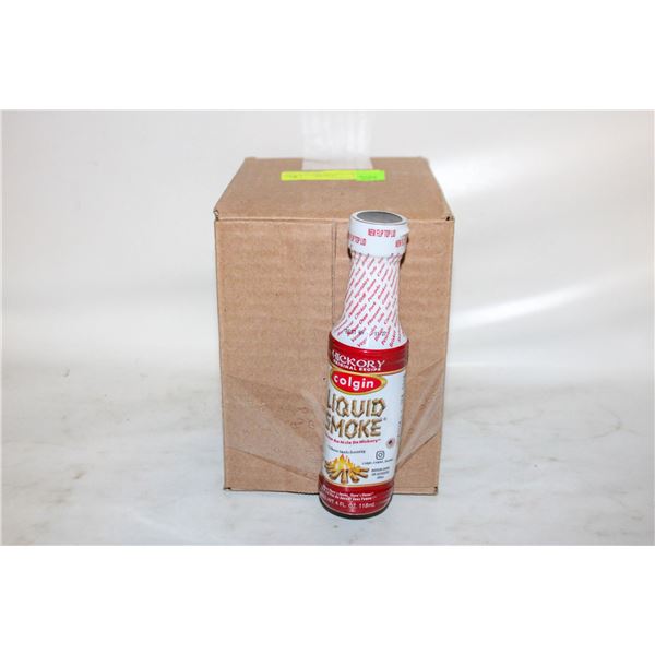CASE W/12 COLGIN LIQUID SMOKE HICKORY BBQ SMOKE