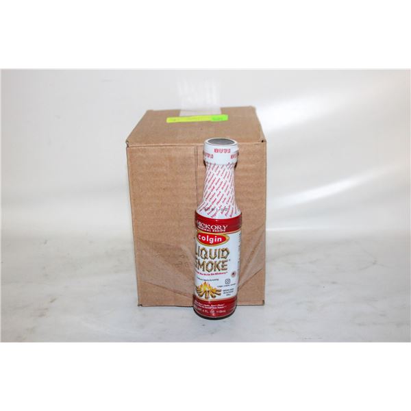 CASE W/12 COLGIN LIQUID SMOKE HICKORY BBQ SMOKE