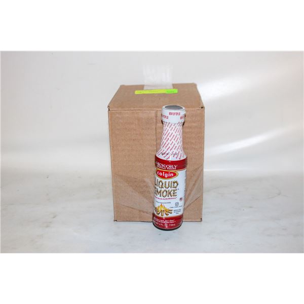 CASE W/12 COLGIN LIQUID SMOKE HICKORY BBQ SMOKE