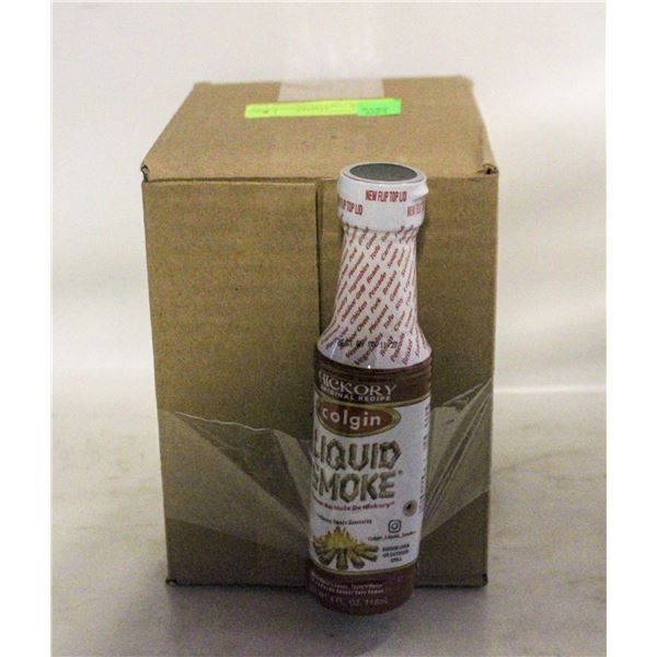 CASE W/12 COLGIN LIQUID SMOKE HICKORY BBQ SMOKE