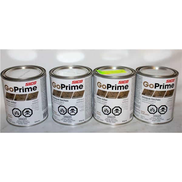 NEW 4PK SICO GO PRIME STAIN KILLER