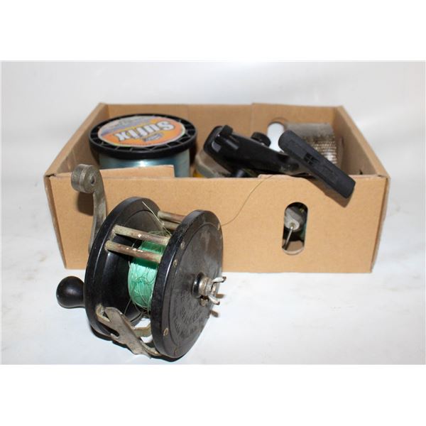 FLAT OF ASSORTED FISHING REELS