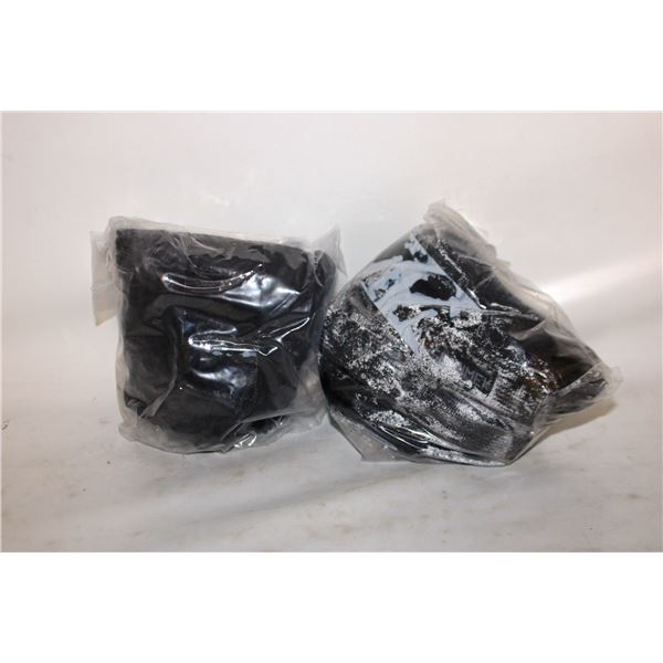 2 SETS OF RUBBER ICE CLEATS, 1 MEDIUM, 1XL
