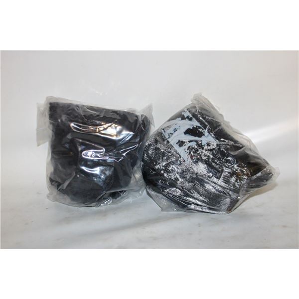 2 SETS OF RUBBER ICE CLEATS, 1 MEDIUM, 1XL