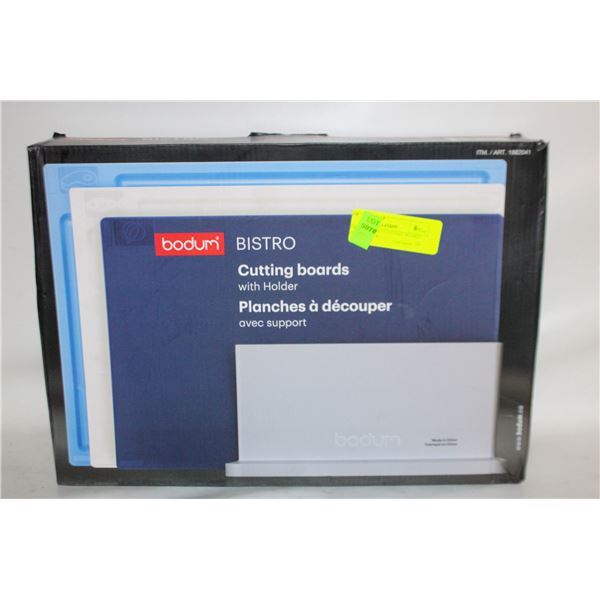 BODUM BISTRO CUTTING BOARD WITH HOLDER