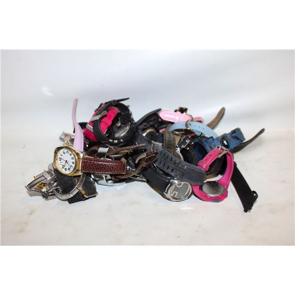 30+ ASSORTED WATCHES - NOT TESTED