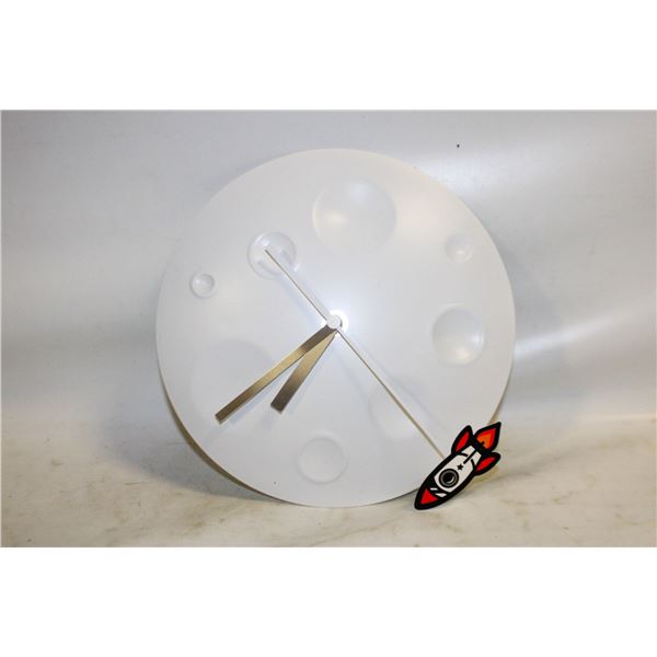 ROCKET MOON WALL CLOCK
