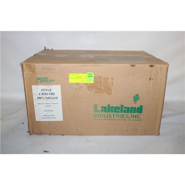 CASE OF DISPOSABLE LAB COATS