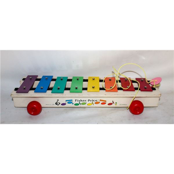 VINTAGE FISHER PRICE XYLOPHONE PULL TOY