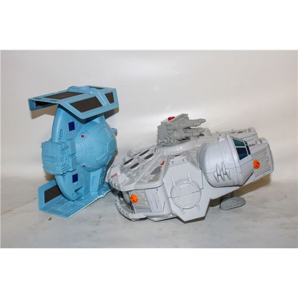 STAR WARS MILLENIUM FALCON AND TIE FIGHTER