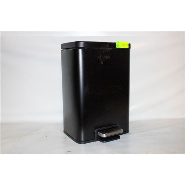 NEW EKO MADISON MATTE BLACK 11.8L STEP LID GARBAGE