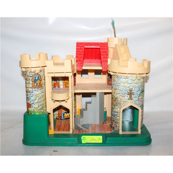 VINTAGE FISHER PRICE PLAY FAMILY CASTLE