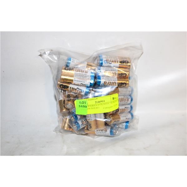 AA BATTERIES 25 PLASTIC SEALED 2PKS (50 TOTAL)