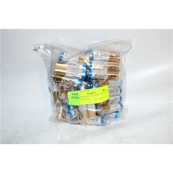 AA BATTERIES 25 PLASTIC SEALED 2PKS (50 TOTAL)