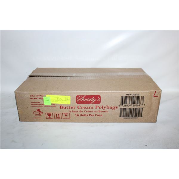 CASE OF 11 BAGS SWIRLYS COFFEE CREAM CANDY