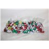 Image 1 : 3 BAGS FOIL WRAPPED CHRISTMAS CHOCOLATES,