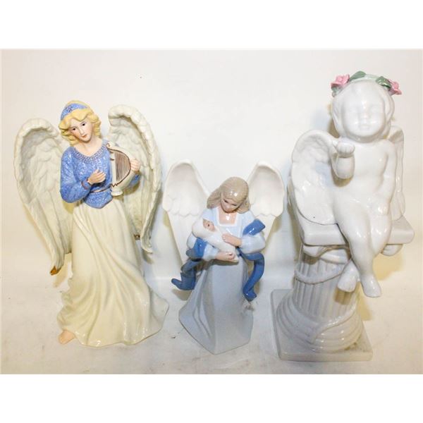 CHRISTMAS GLASS/CERAMIC ANGELS HOME