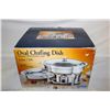 Image 1 : NEW TRAMONTINA PREM OVAL CHAFING DISH 3.9L