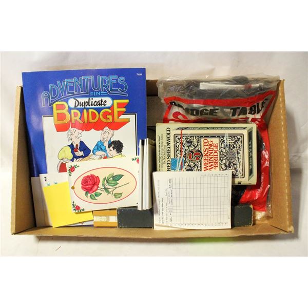 BRIDGE BOOKS/TABLE COVER & MORE