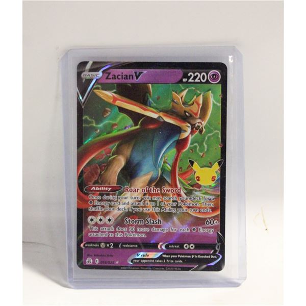 ZACIAN 016 V CELEBRATIONS 25TH ANN CARD