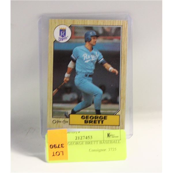 1987 OPC GEORGE BRETT BASEBALL CARD