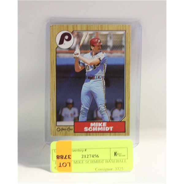1987 OPC MIKE SCHMIDT BASEBALL CARD