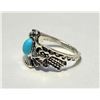 Image 2 : 27)  SILVER TONE SIZE 6 "THUNDERBIRD" RING