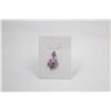 Image 1 : #90-NATURAL AMETHYST & CZ  PENDANT