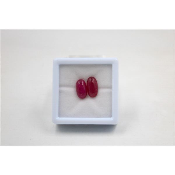 #277-NATURAL RED RUBY GEMSTONES  9.54CT