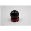 Image 1 : #223-NATURAL BLACK OBSIDIAN SPHERE BALL +STAND