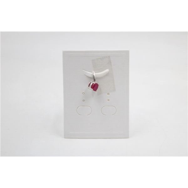 #68-NATURAL RED RUBY PENDANT