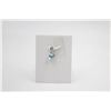 Image 1 : #143-NATURAL BLUE TOPAZ & CZ PENDANT