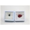 Image 1 : #253-NATURAL RUBY 10.02CT  & CATE EYE2.65CT