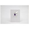 Image 1 : #77-NATURAL AMETHYST & CZ  PENDANT