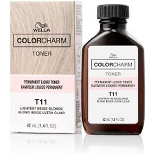 42 ML WELLA COLOR CHARM TONER T11 LIQUID TONER