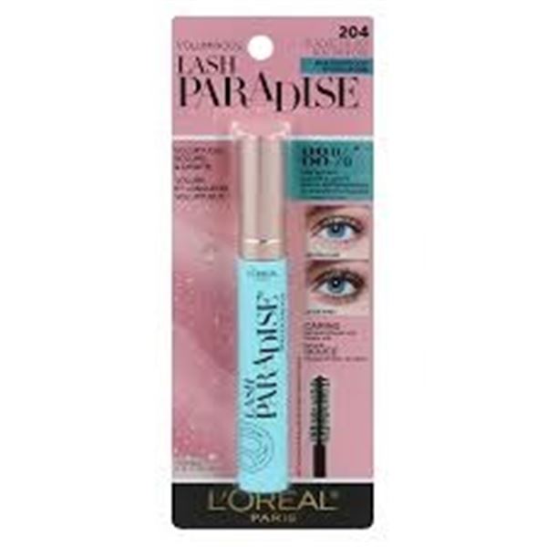 3 X 7.6ML L'OREAL PARIS LASH PARADISE BLACKEST BLA