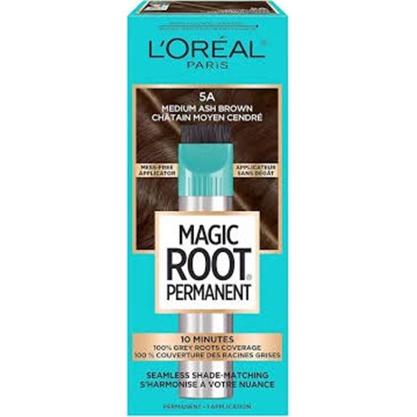 L'OREAL PARIS 5A MEDIUM ASH BROWN MAGIC ROOT PERMA