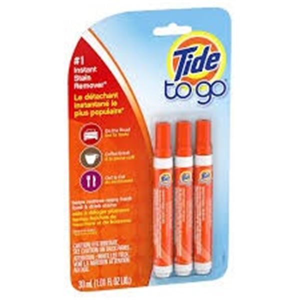 3 X 30ML TIDE TO GO + OXI STAIN PENS
